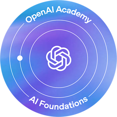 OpenAI Academy badge